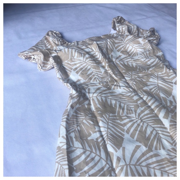 Loft Palm Beach Tie Back Flare Dress 2 4 6 - Picture 5 of 13